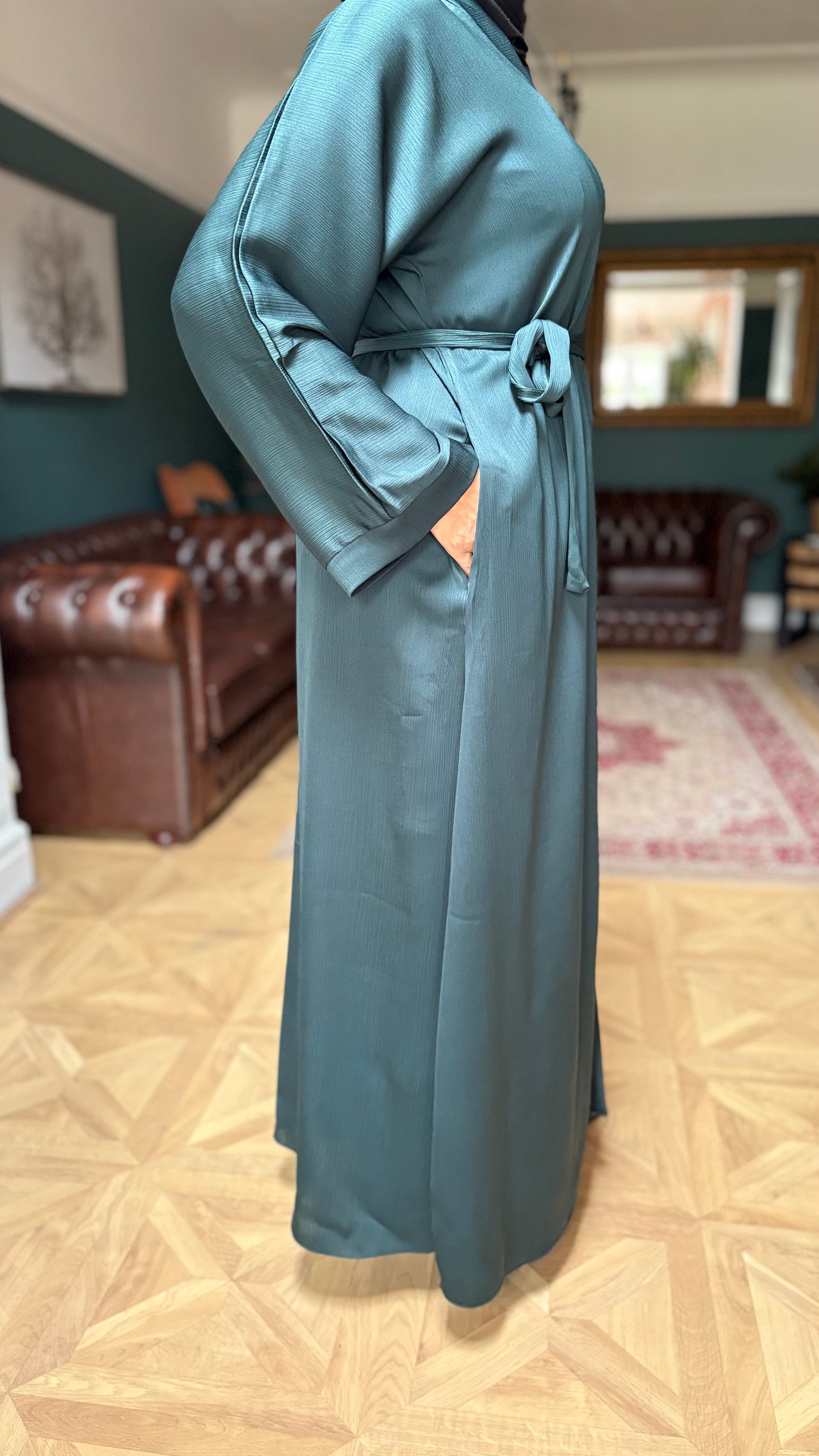 Jade green classic lady.