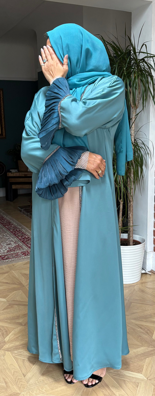 Royal Tealia abaya set